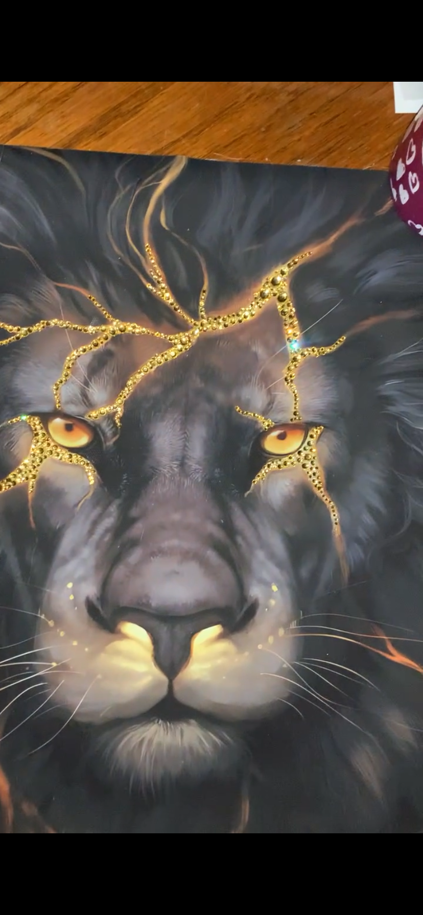 Black and Gold Lion